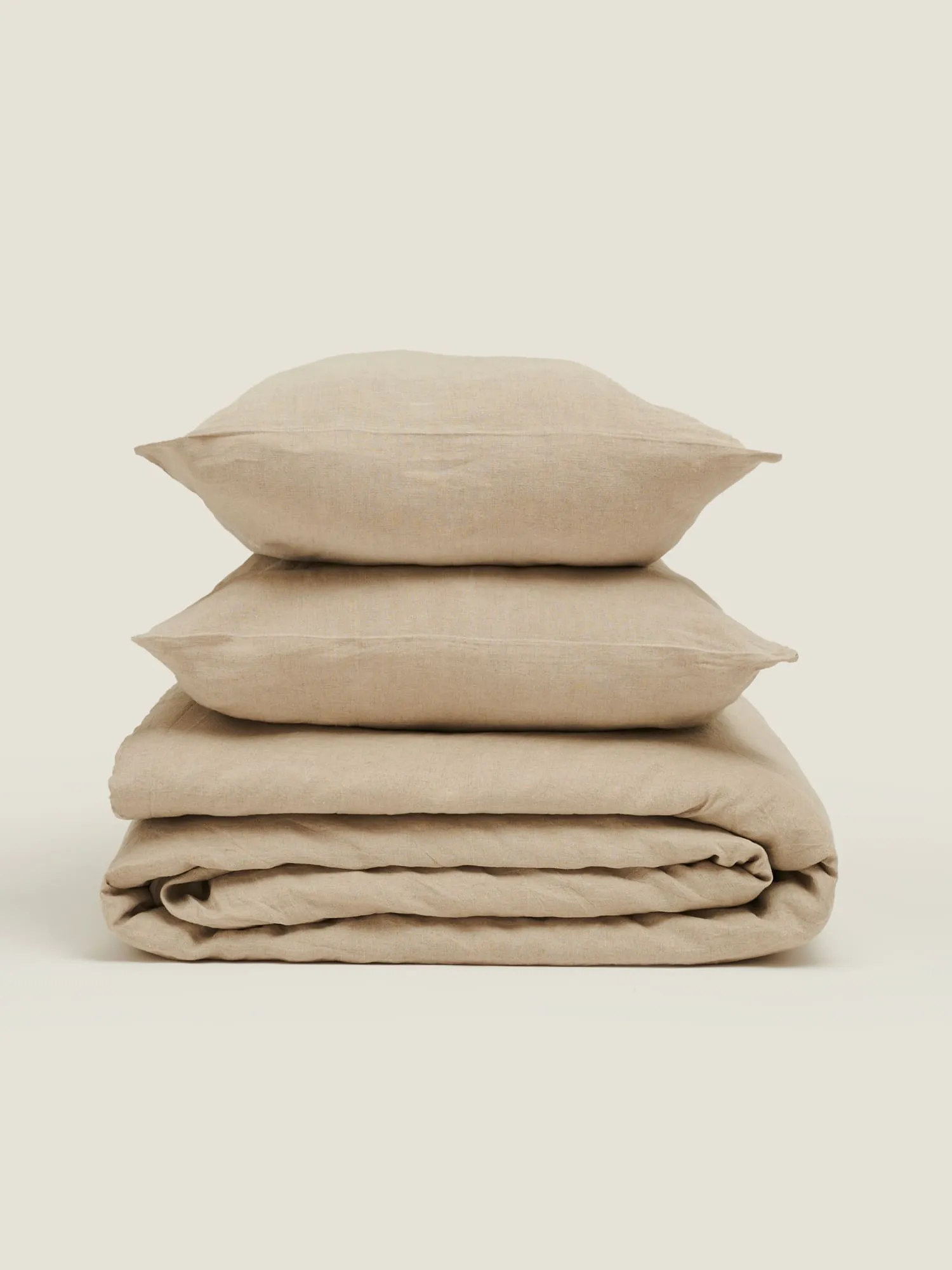 100% Linen Duvet Set in Natural