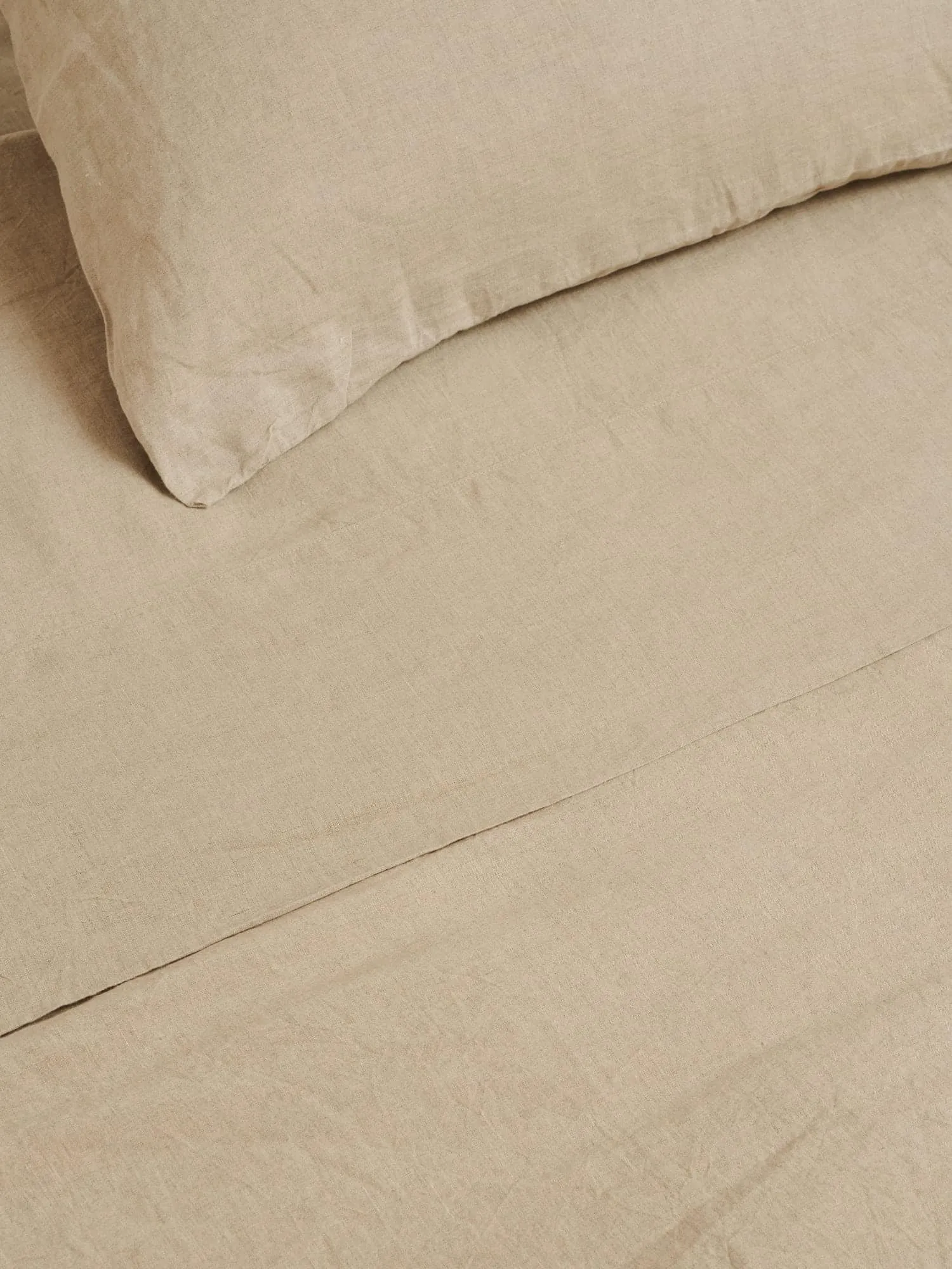 100% Linen Duvet Set in Natural