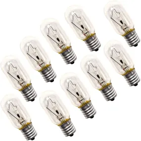 10pcs 40W T8 40T8 E17 Base Light Bulbs compatible with Appliance Microwave Oven