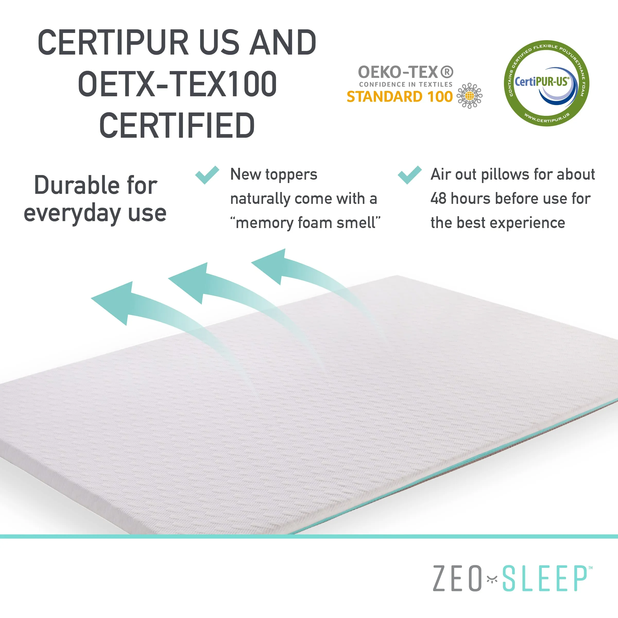 1.5 Inch Firm to Extra Firm Mattress Topper Memory Foam with Cover, for Overweight & Back Pain Enhanced Support & Pressure Relief, Mattress Pad Bed Topper Twin Size