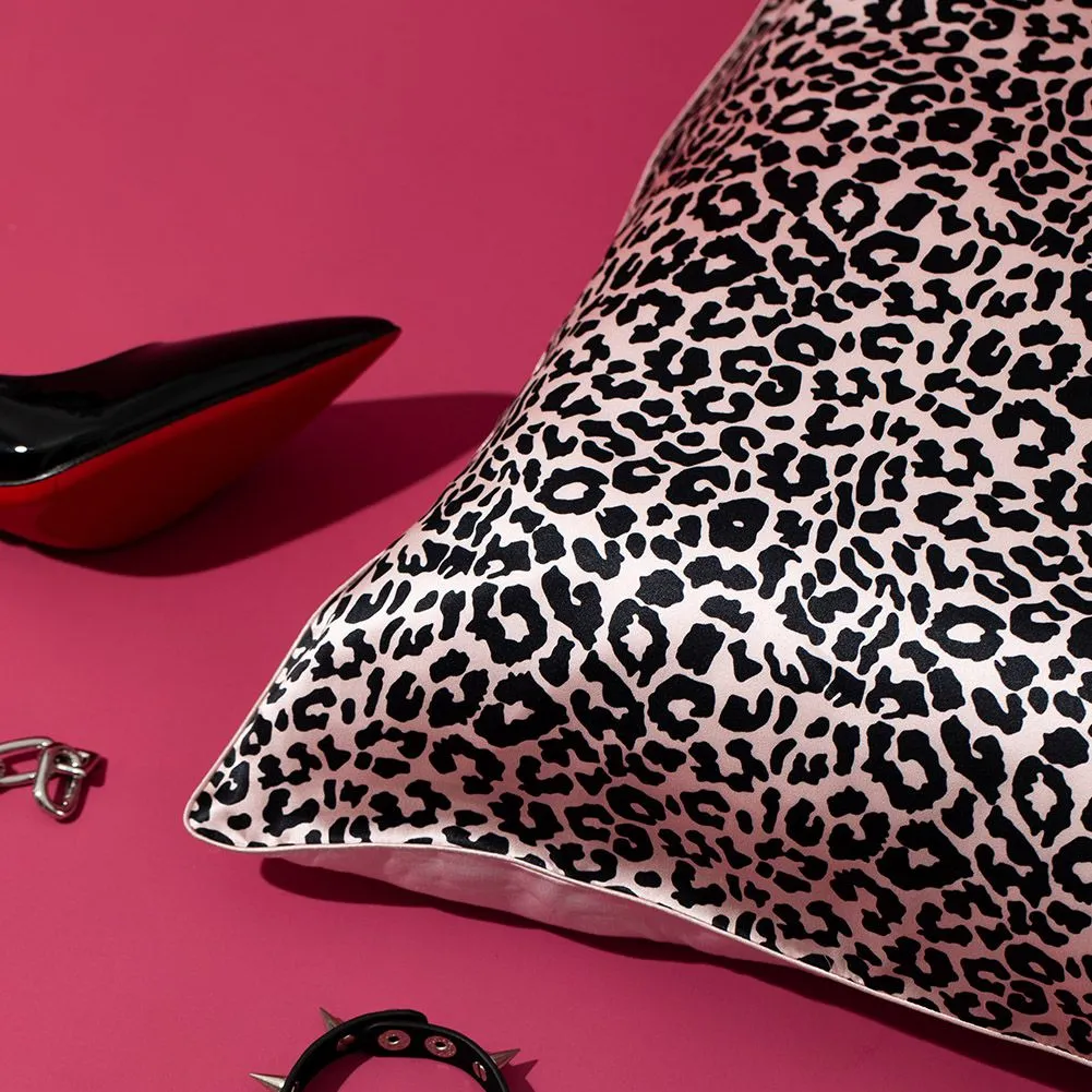 19 Momme Leopard Silk Pillowcase