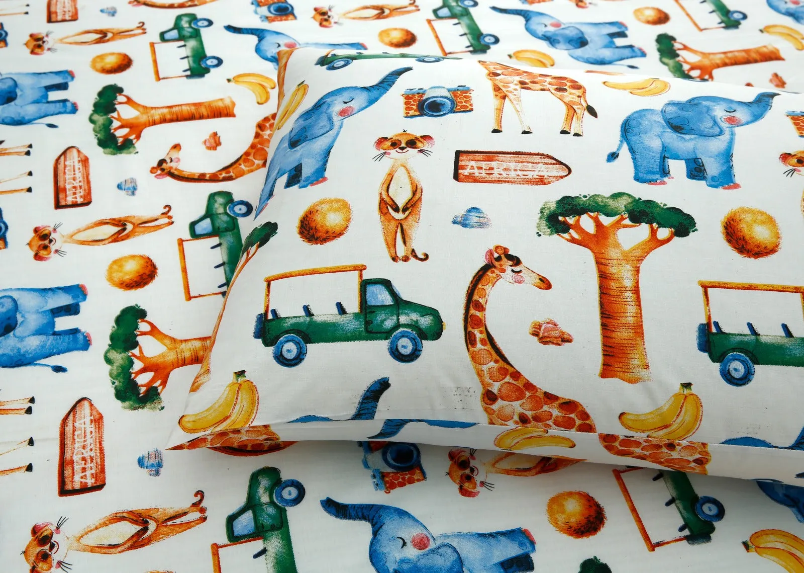 2Pcs Single Bed Sheet-SB269(5135)