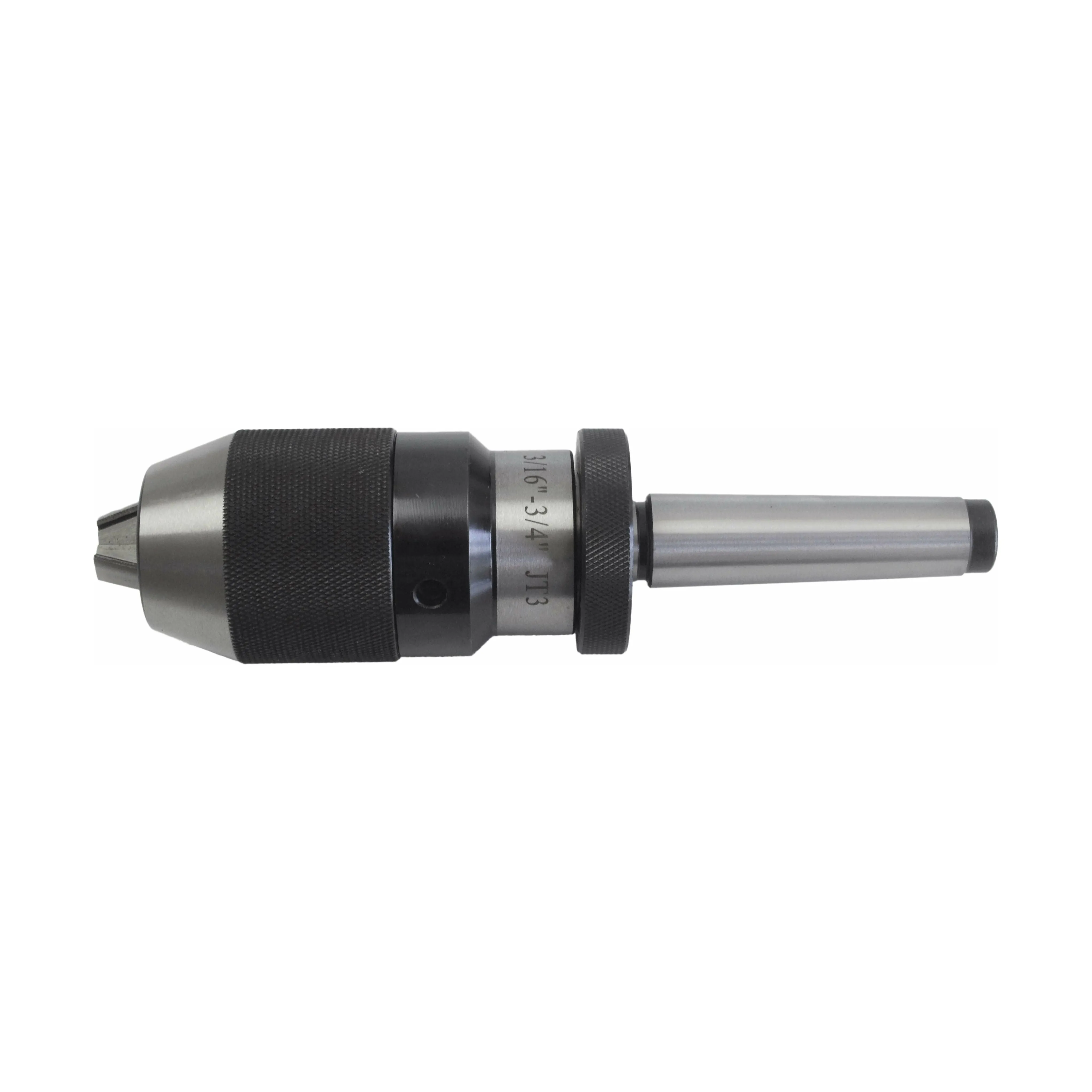 3/16"-3/4" JT3 Keyless Drill Chuck MT3 Drawbar Arbor B Series