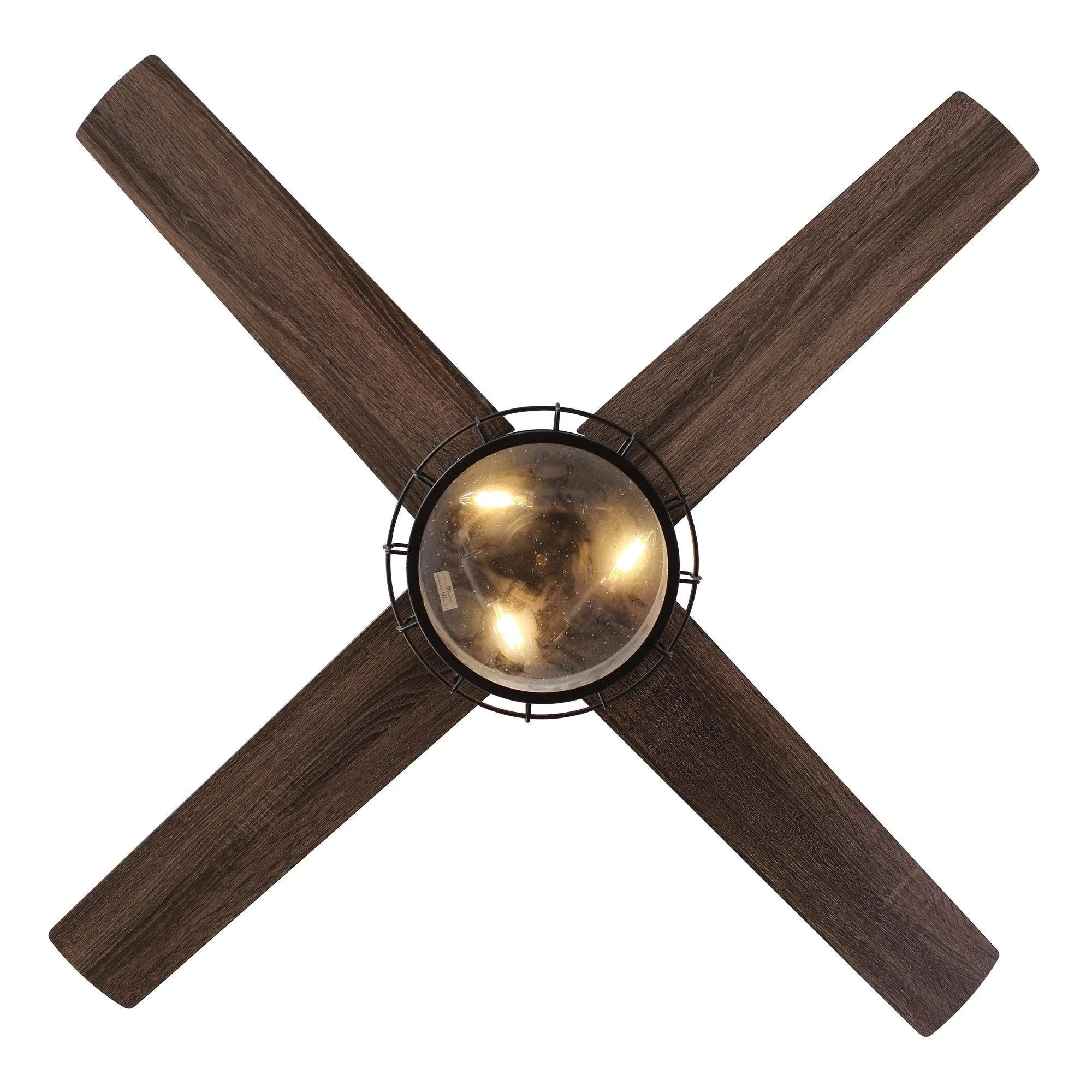 52" Celentano Industrial Downrod Mount Reversible Ceiling Fan with Lighting and Remote Control