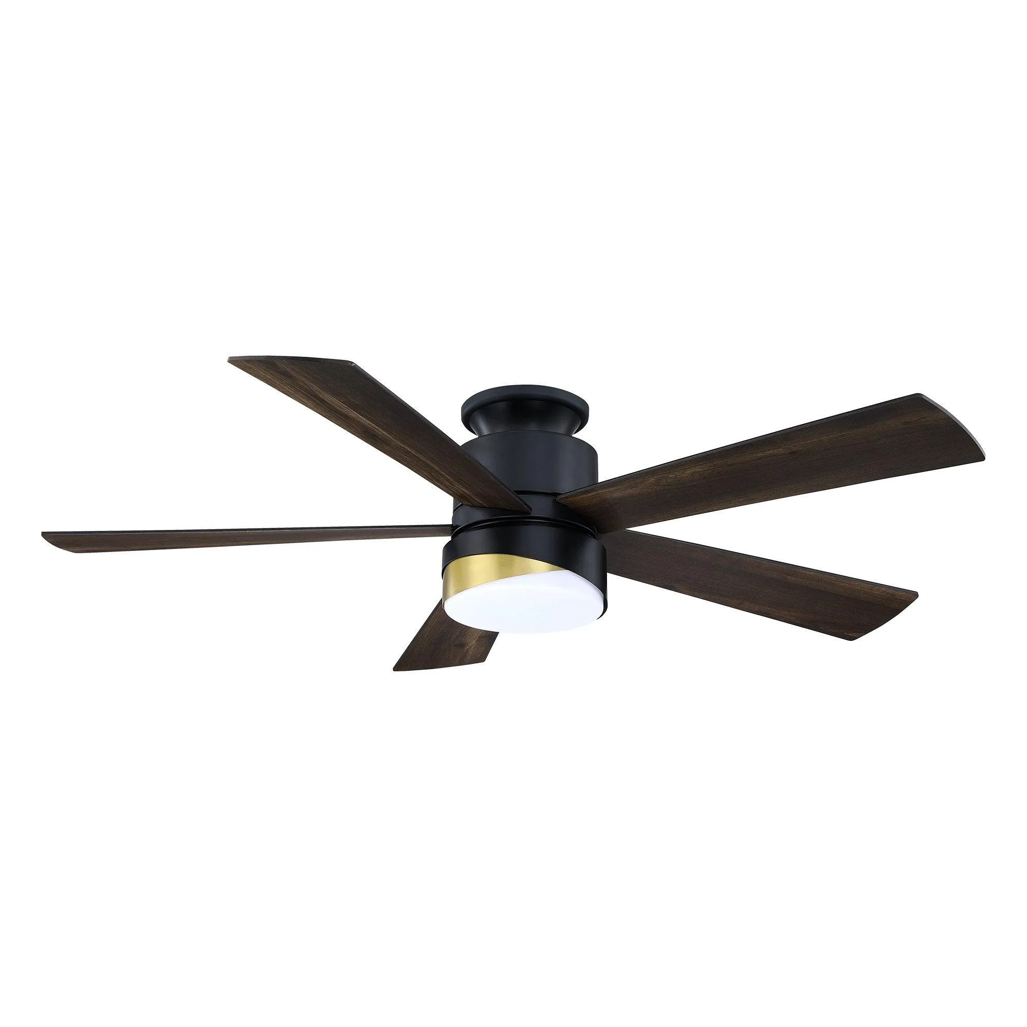 52" Flush Mount Smart Fan with LED Light