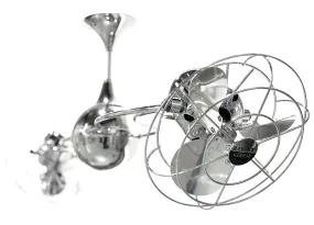 53" Ceiling Fan from the Italo Ventania Collection in Polished Chrome Finish by Matthews Fan Company