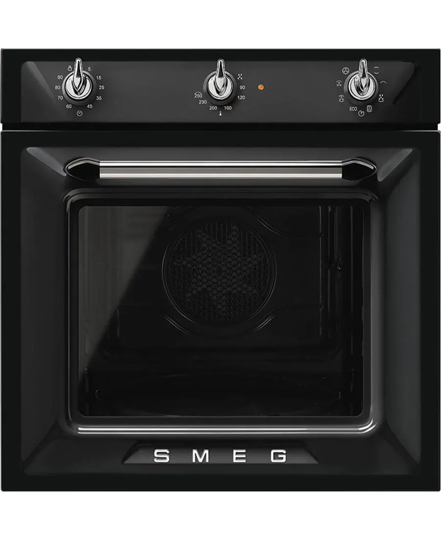 60cm Victoria Multifunction Single Oven | Black