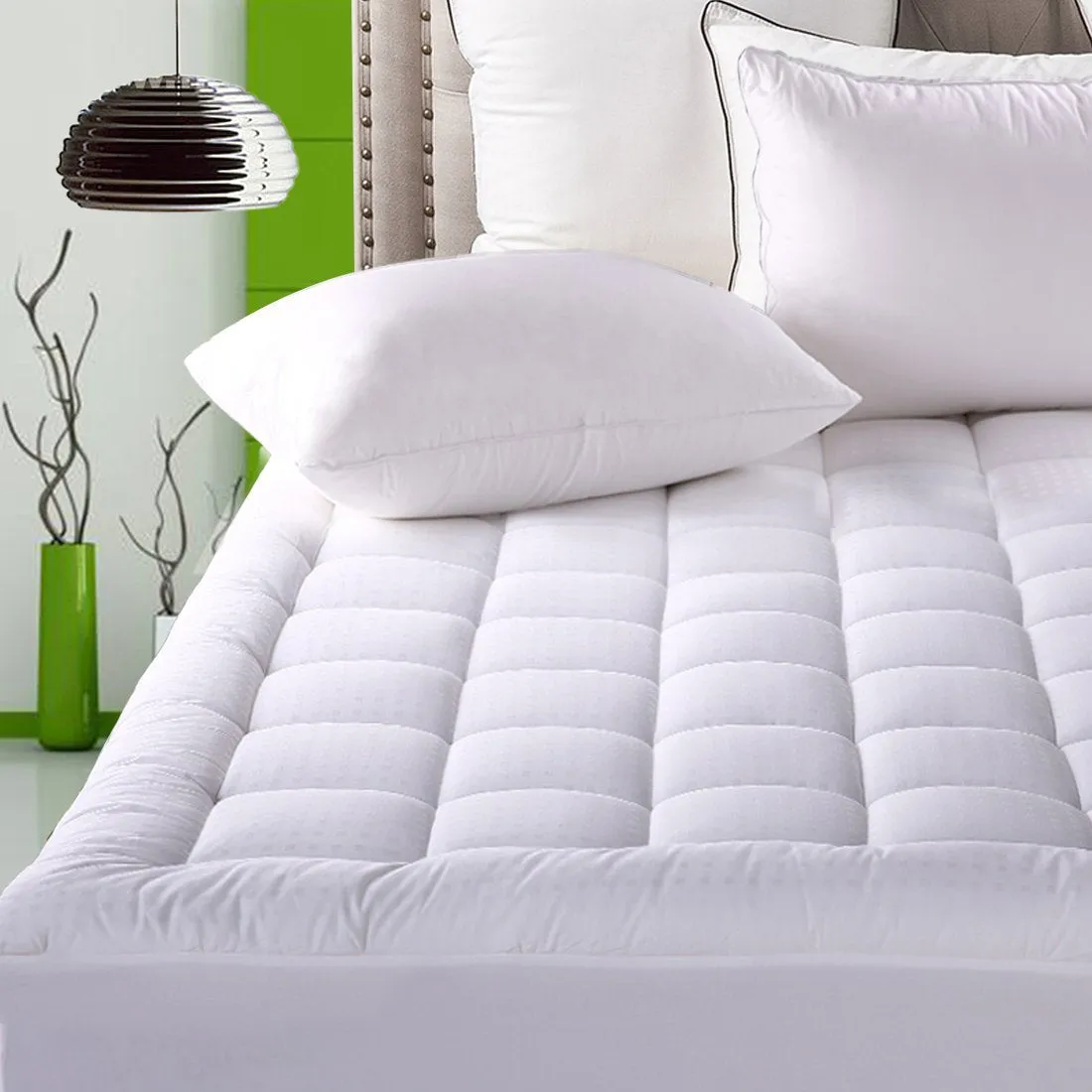 70% off Goose Down Alternative Fitted Mattress Pad Cover