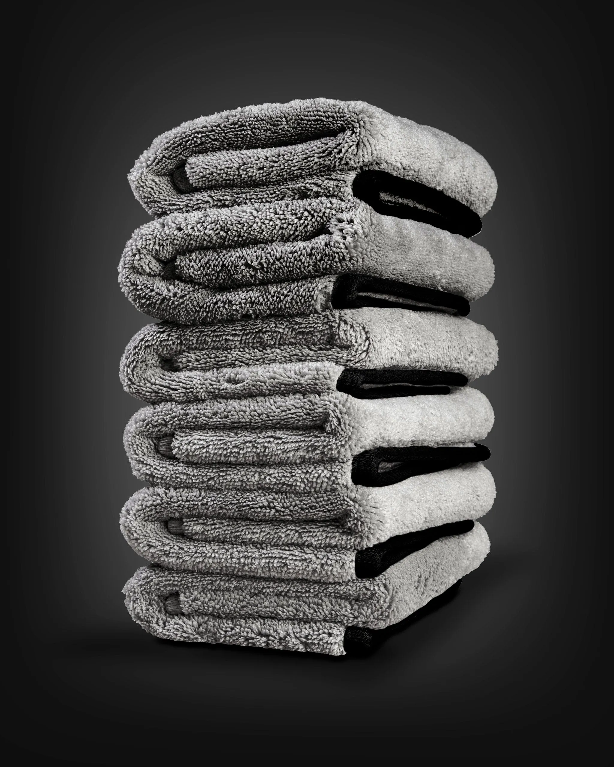 Adam's Grey Plush Microfiber Towel