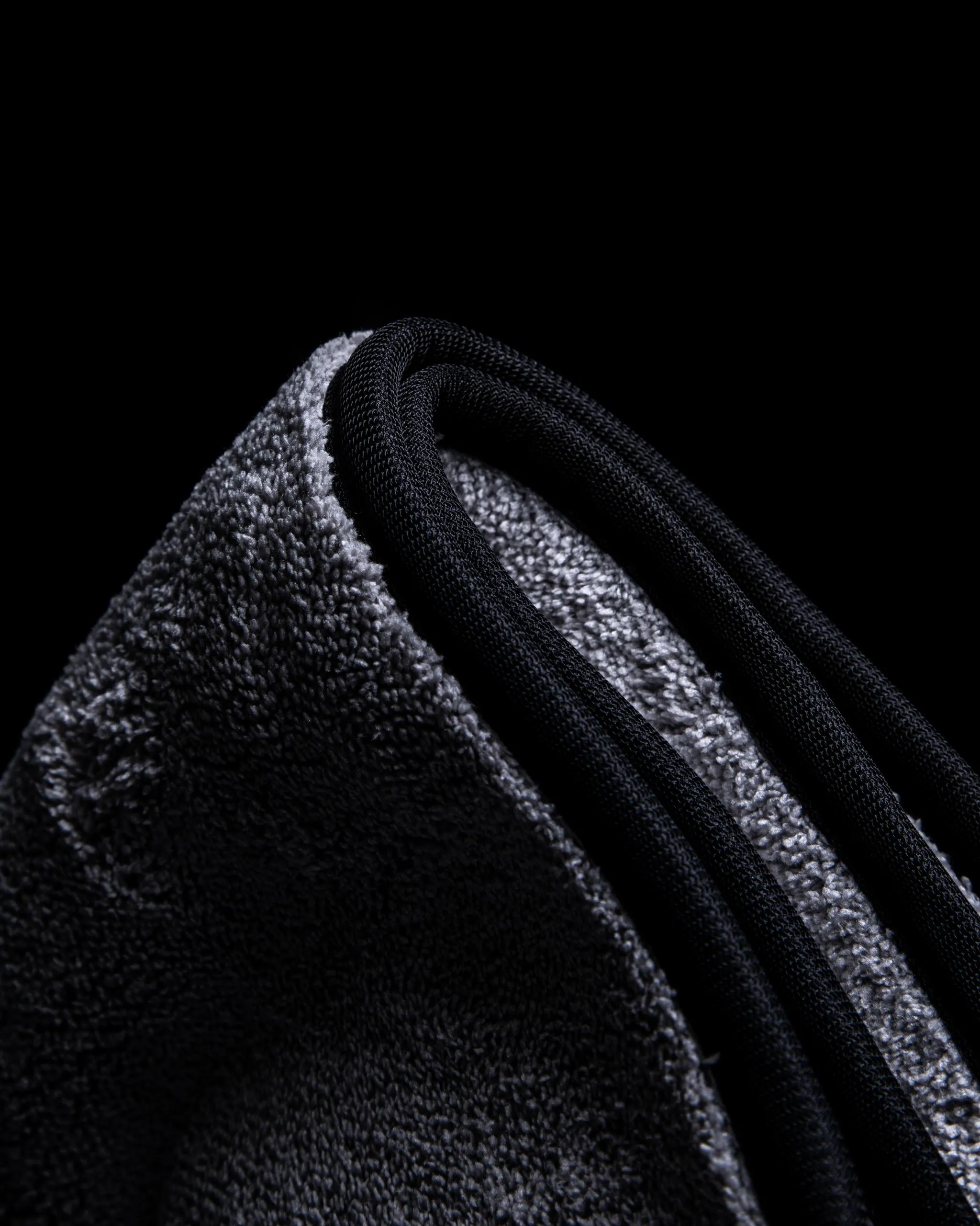 Adam's Grey Plush Microfiber Towel