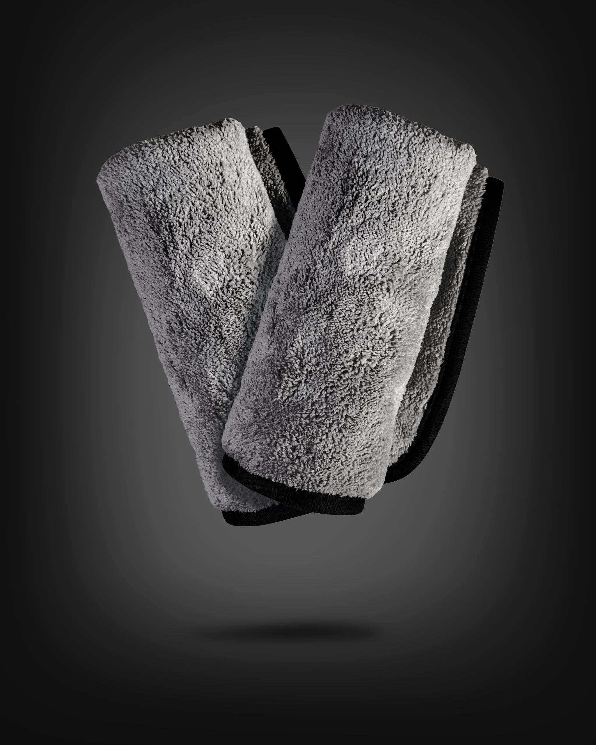 Adam's Grey Plush Microfiber Towel