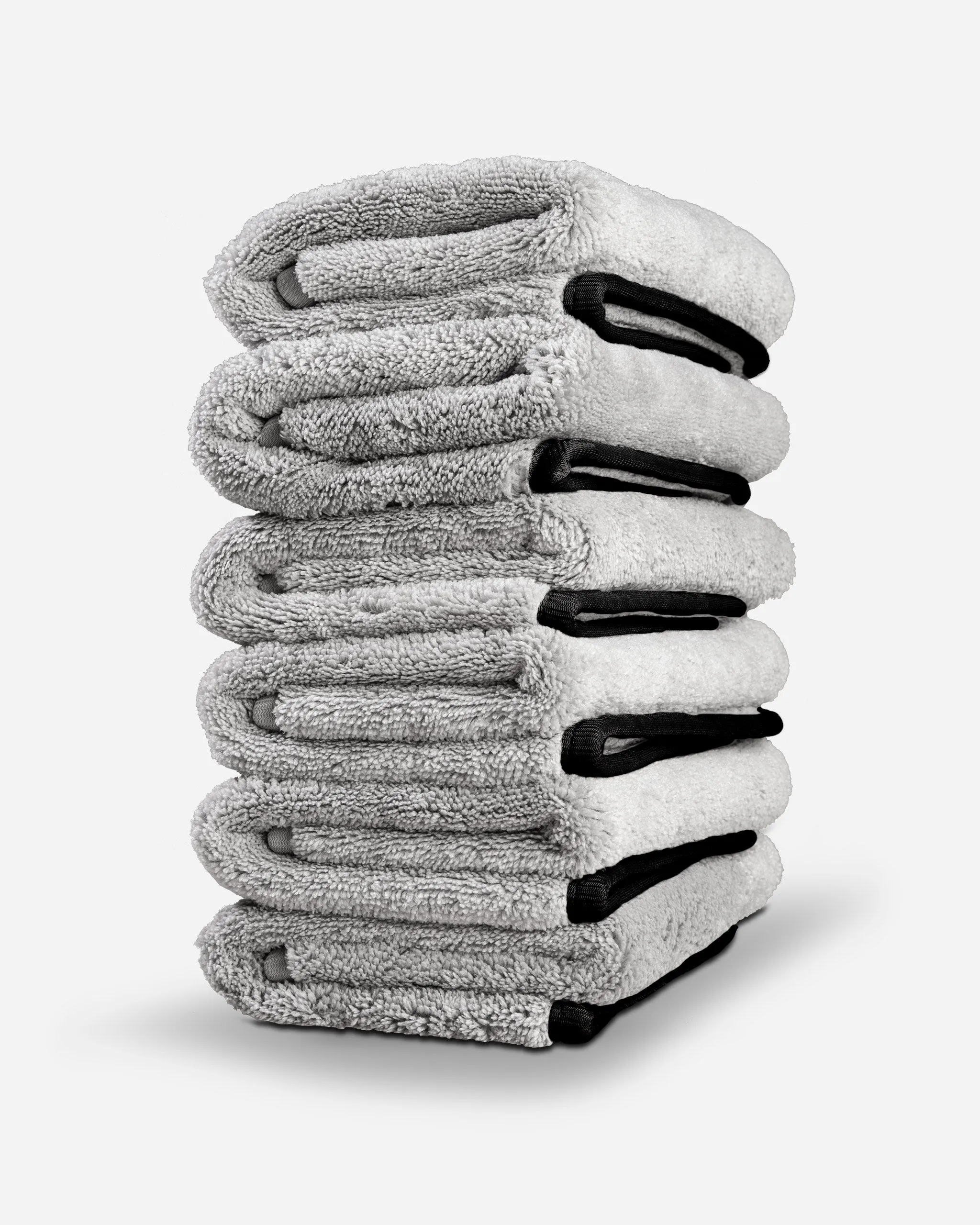 Adam's Grey Plush Microfiber Towel