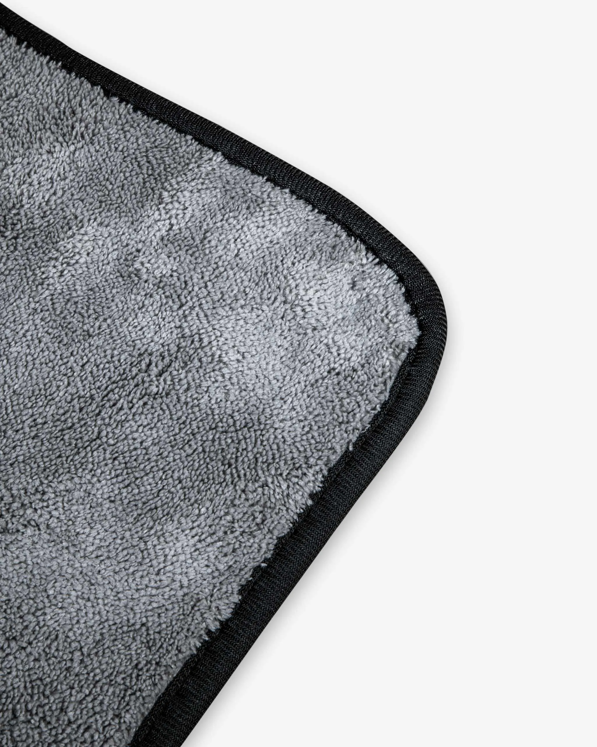 Adam's Grey Plush Microfiber Towel