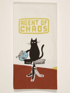 Agent Of Chaos Dish Towel Cat