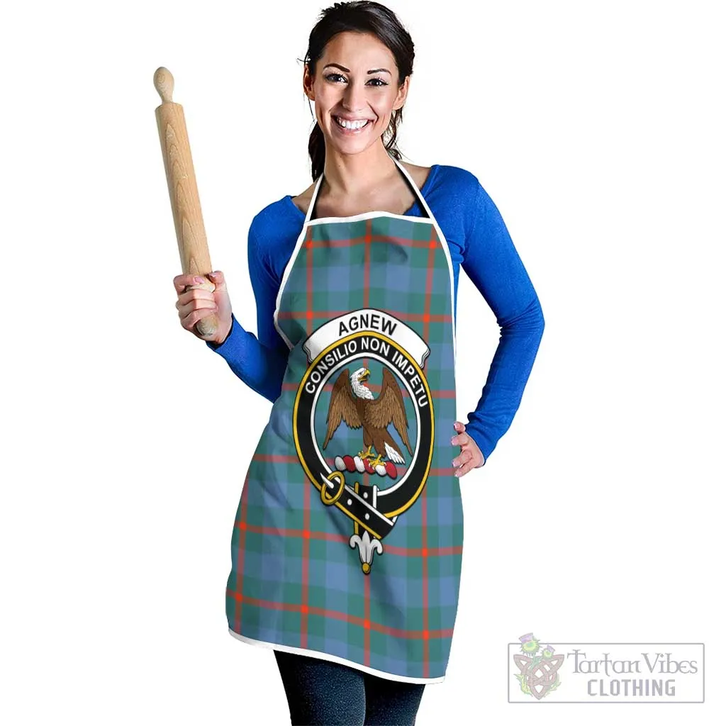 Agnew Ancient Tartan Apron with Family Crest