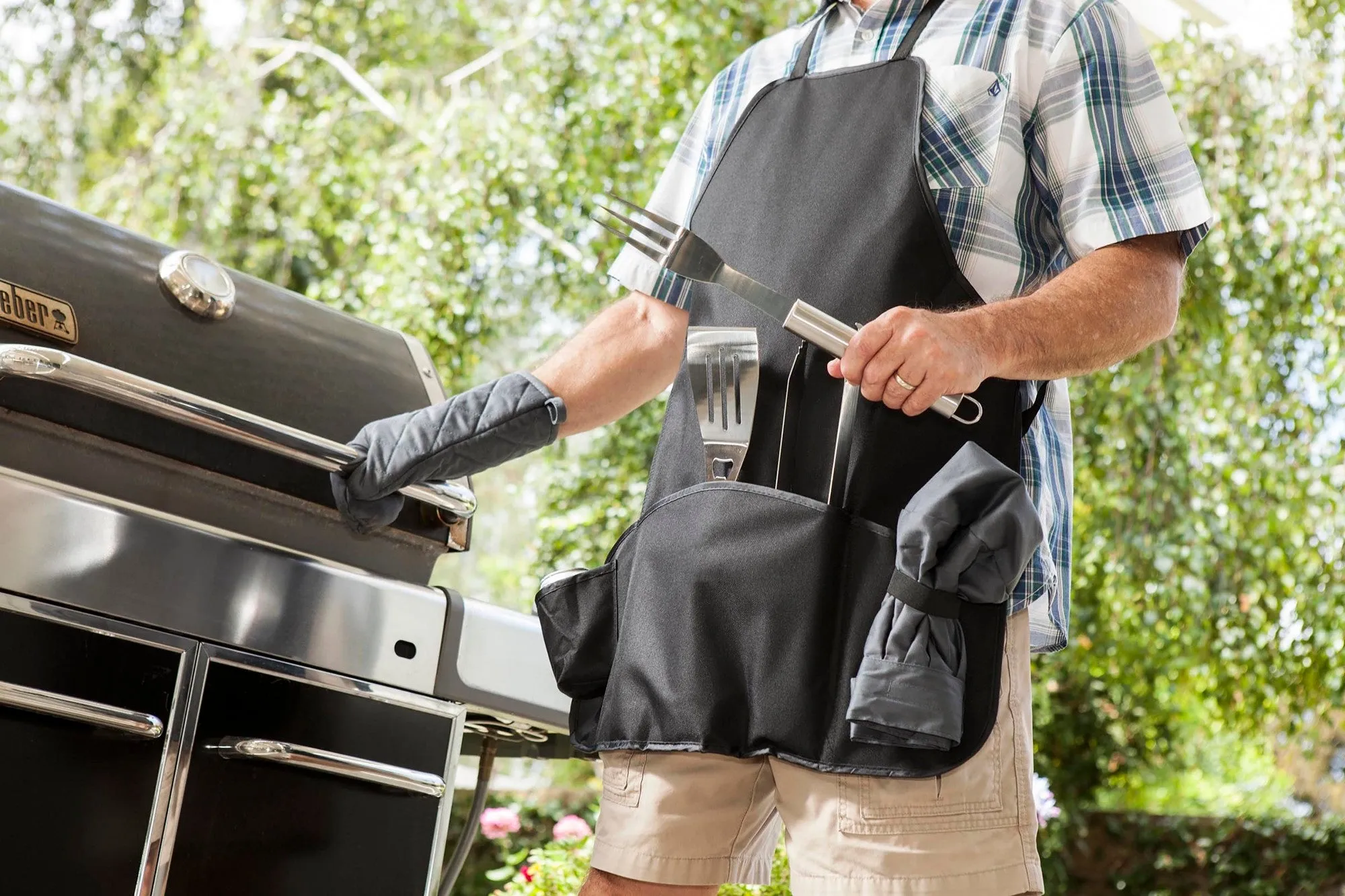 Alabama Crimson Tide - BBQ Apron Tote Pro Grill Set