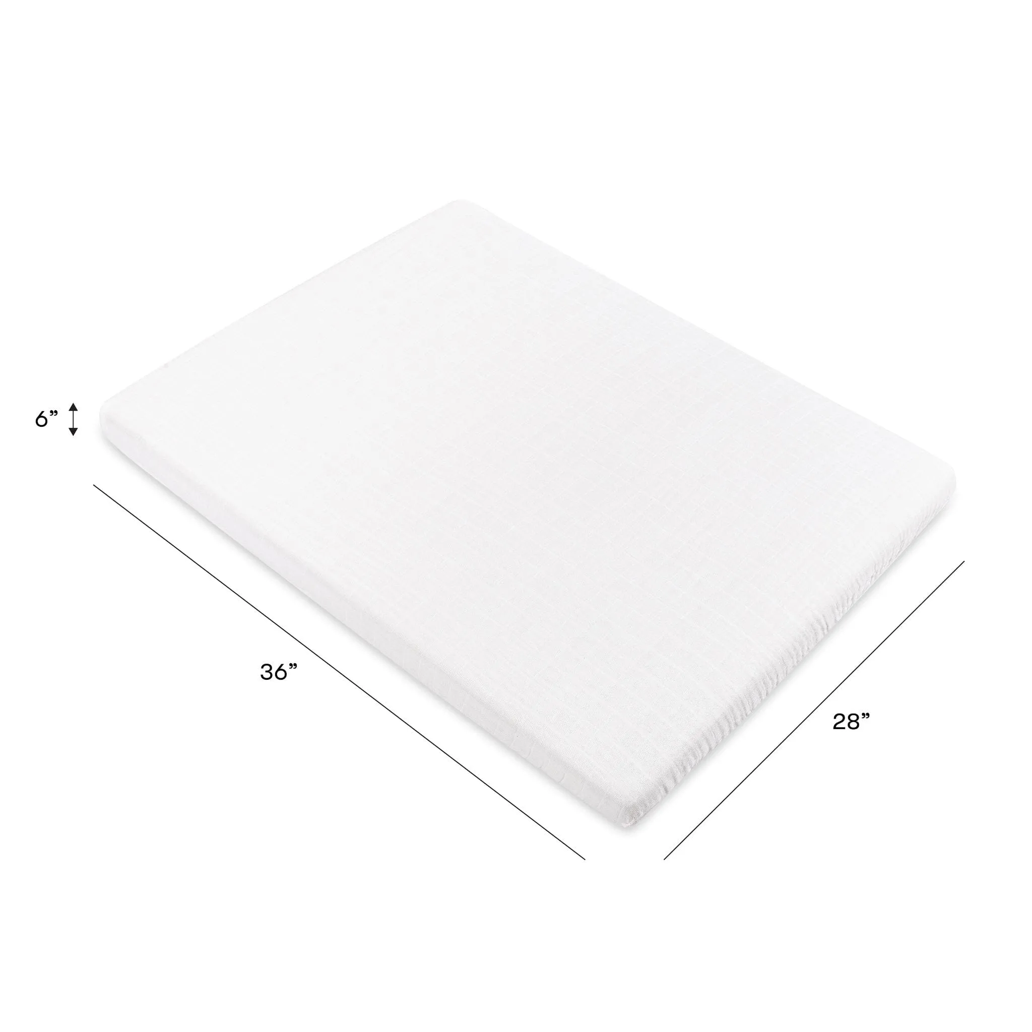 All-Stages Midi Crib Sheet | White