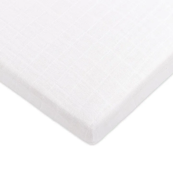 All-Stages Midi Crib Sheet | White