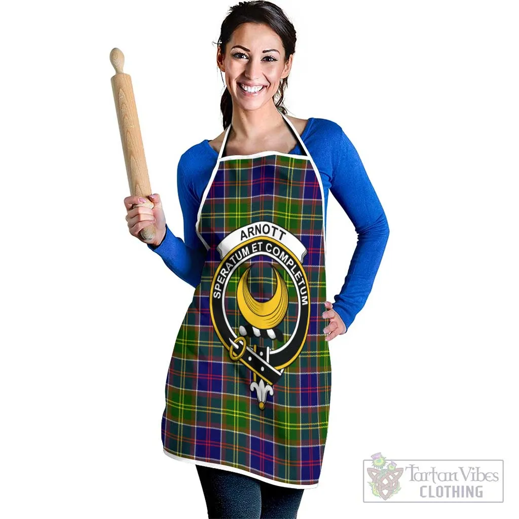 Arnott Tartan Apron with Family Crest