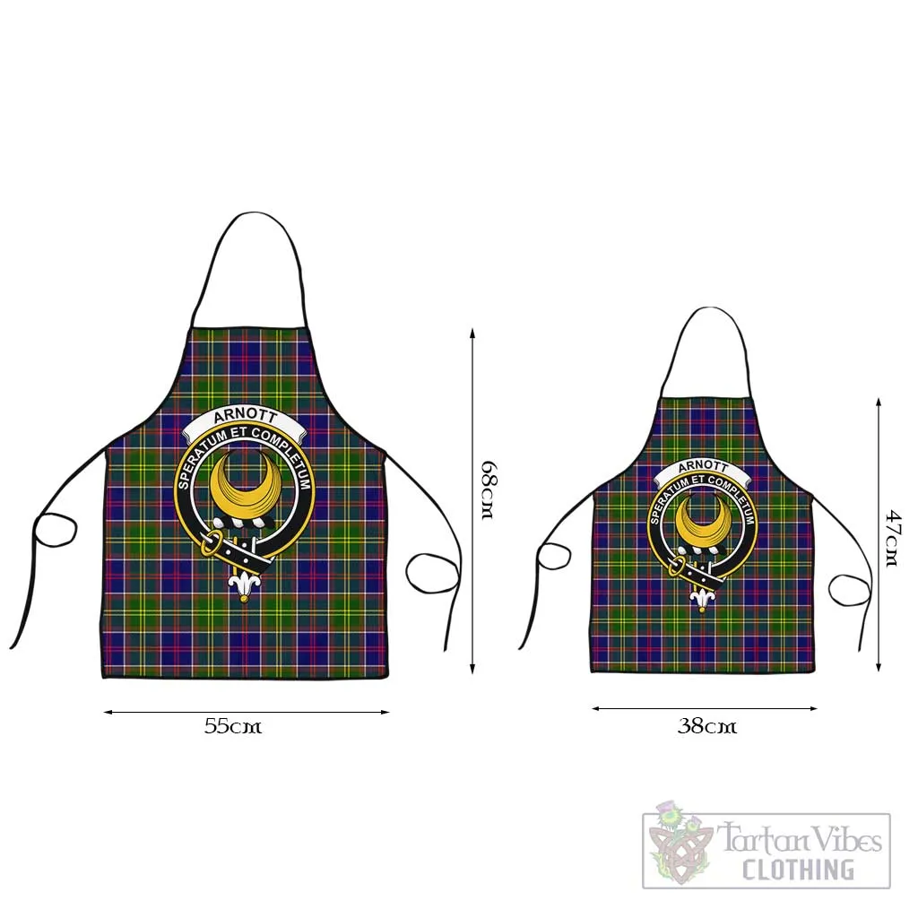 Arnott Tartan Apron with Family Crest