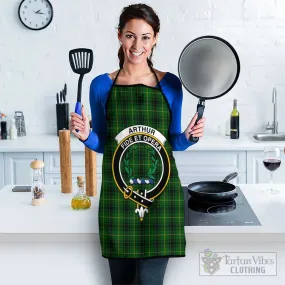 Arthur Tartan Apron with Family Crest