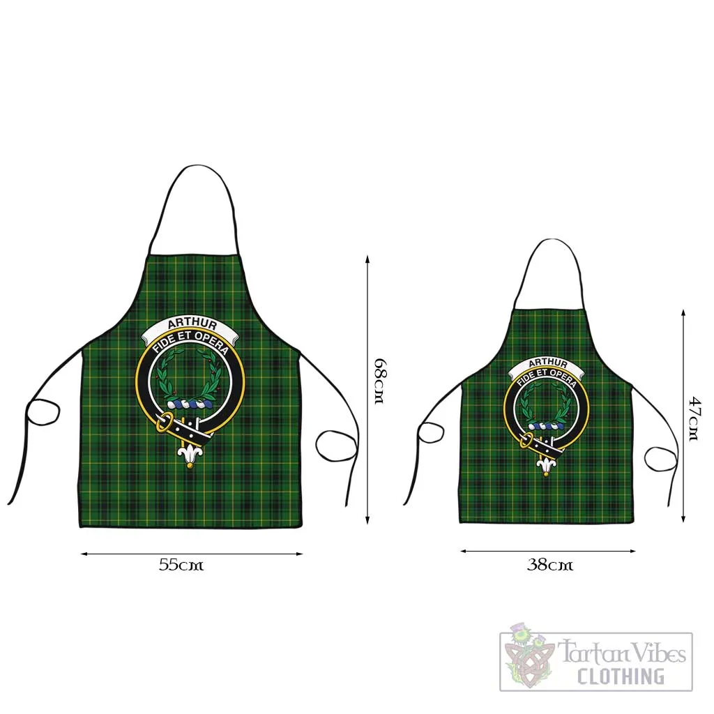 Arthur Tartan Apron with Family Crest