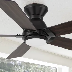 Aspen Low Profile Smart Fan with Light Remote Outdoor/indoor 48"