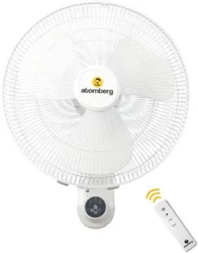 Atomberg Efficio  Energy Efficient 400 mm 3 Blade Wall-Mounted Fan with Remote Control White