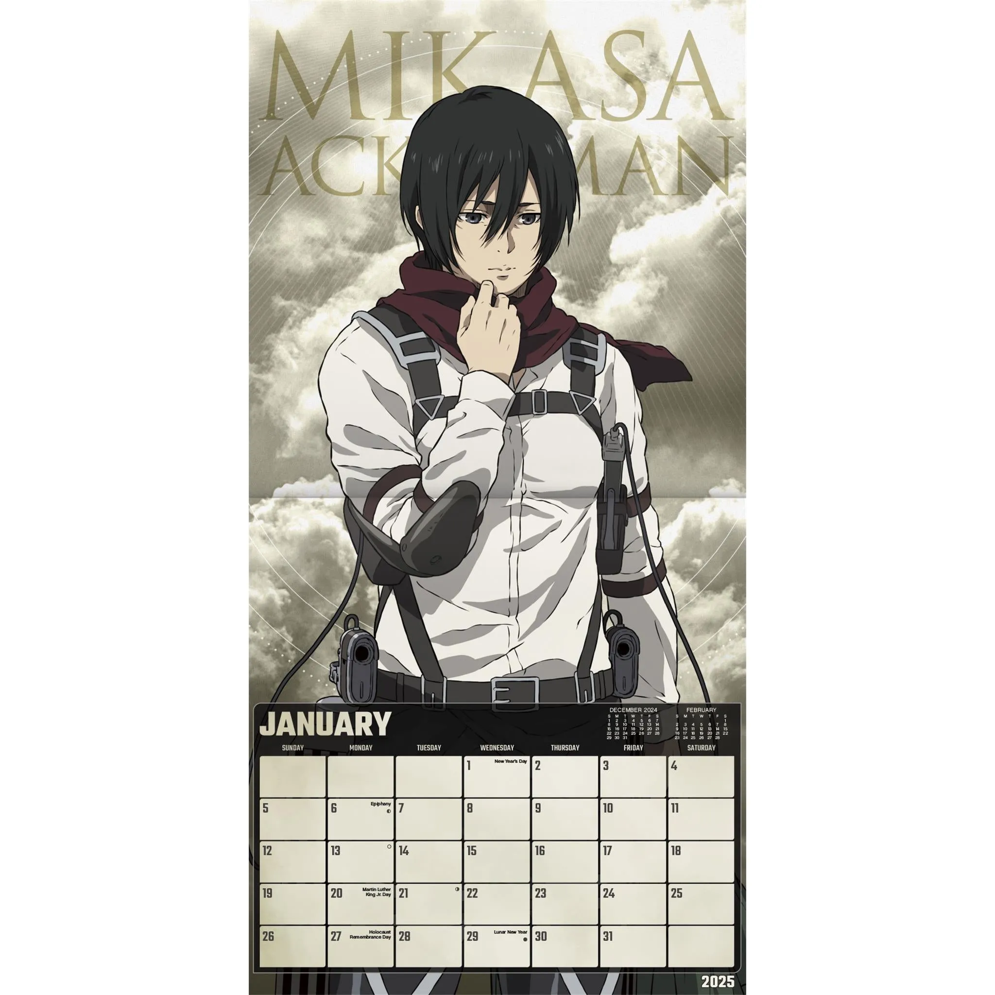 Attack On Titan Wall 2025 Calendar