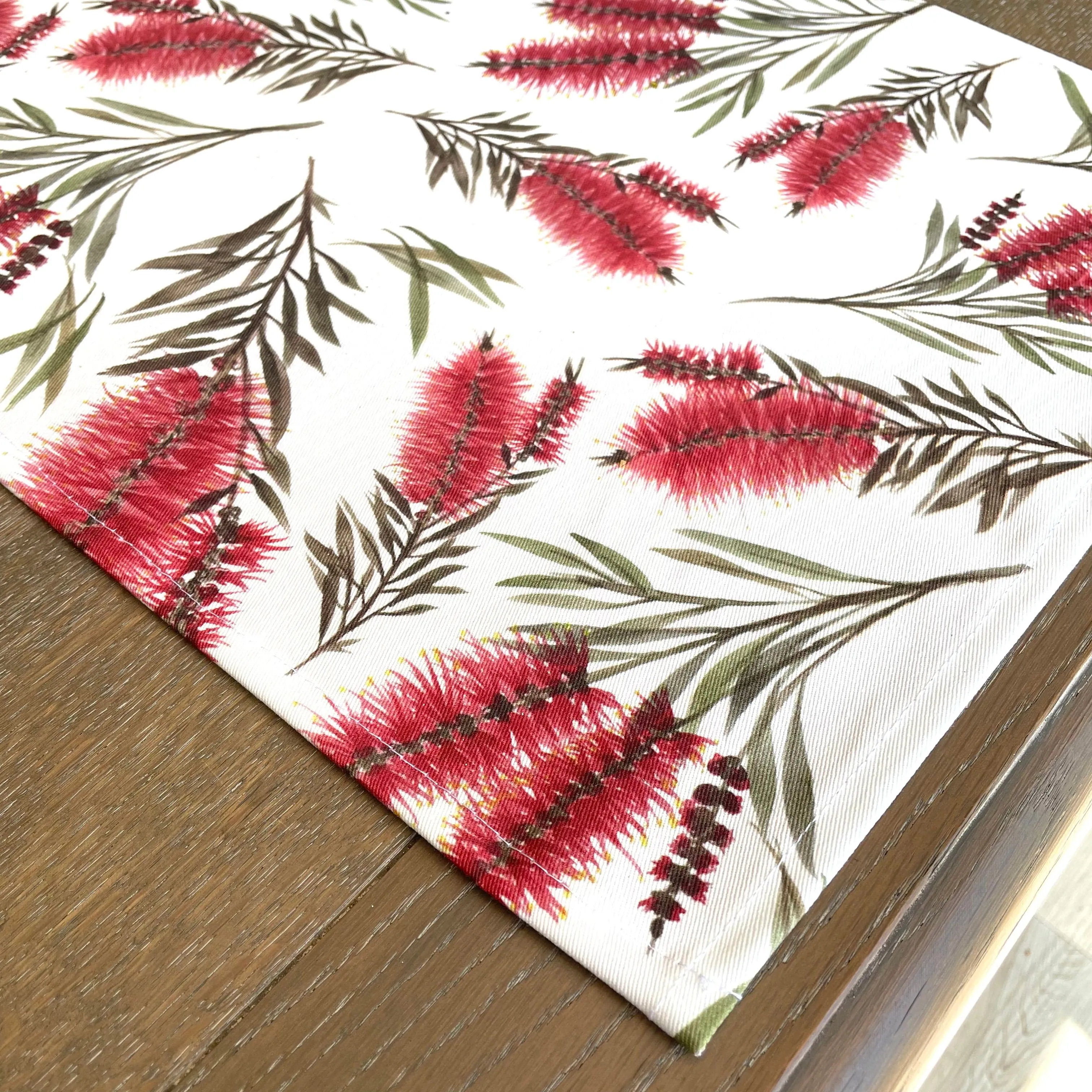 Australian Bottlebrush Table Runner