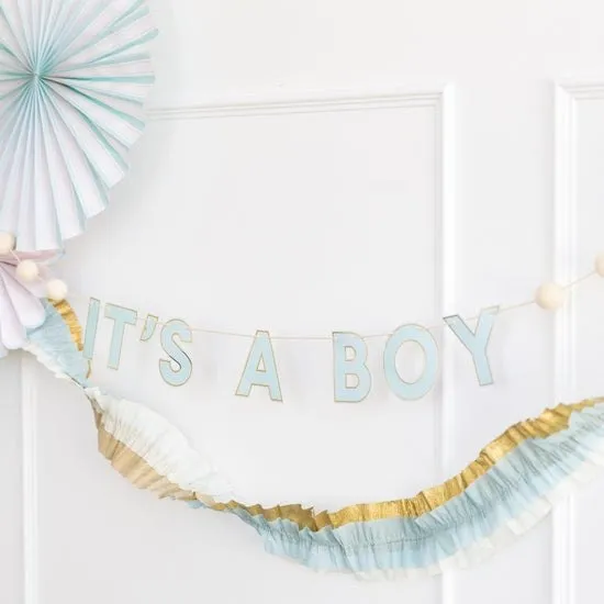 Baby Boy Blue Banner