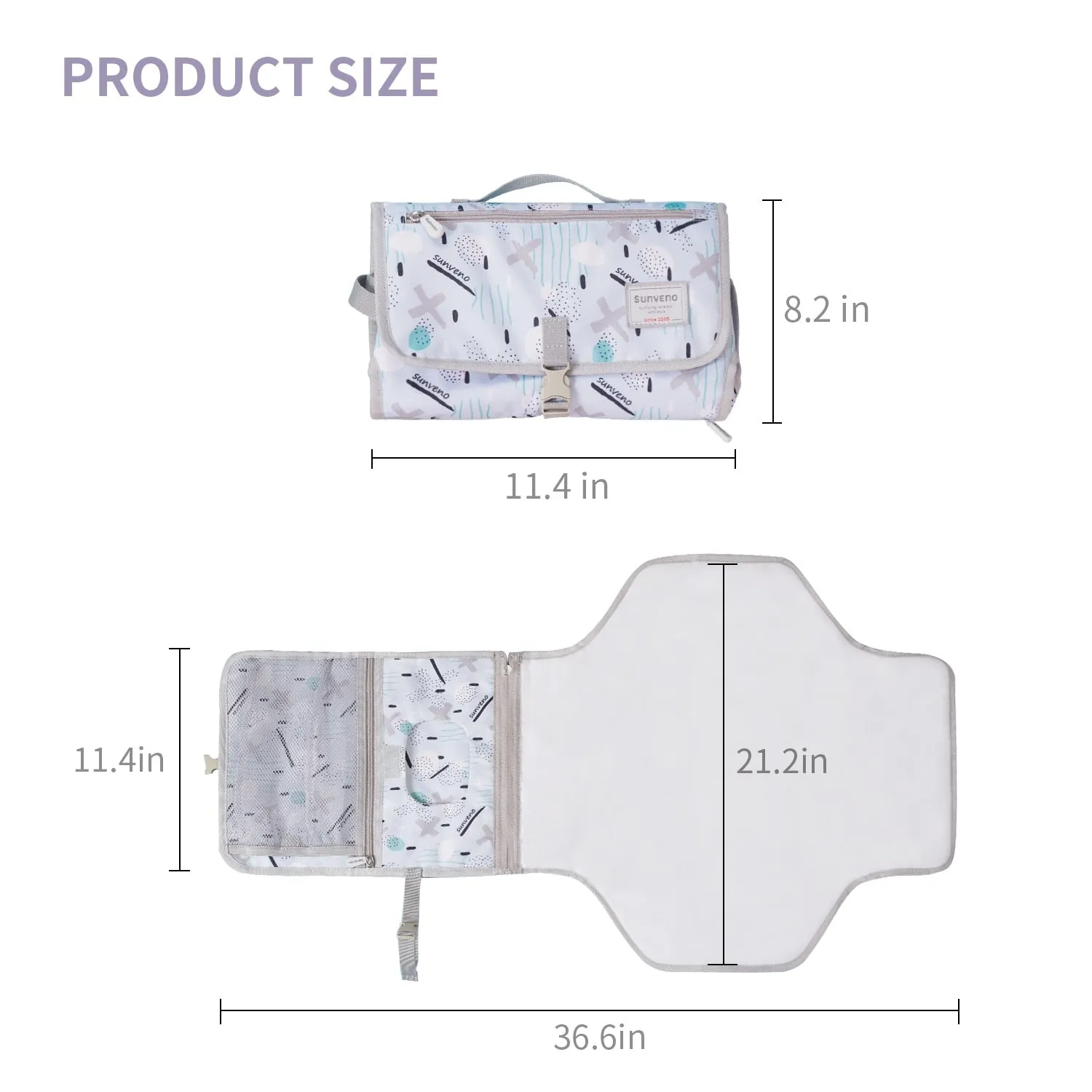 Baby Changing Mat Portable Foldable Washable Waterproof Mattress Changing Pad Mats Reusable Travel Pad Diaper