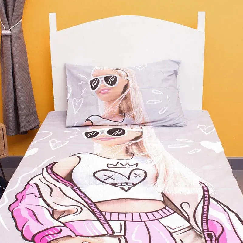 Barbie "Fashion Floor" Bed-sheet