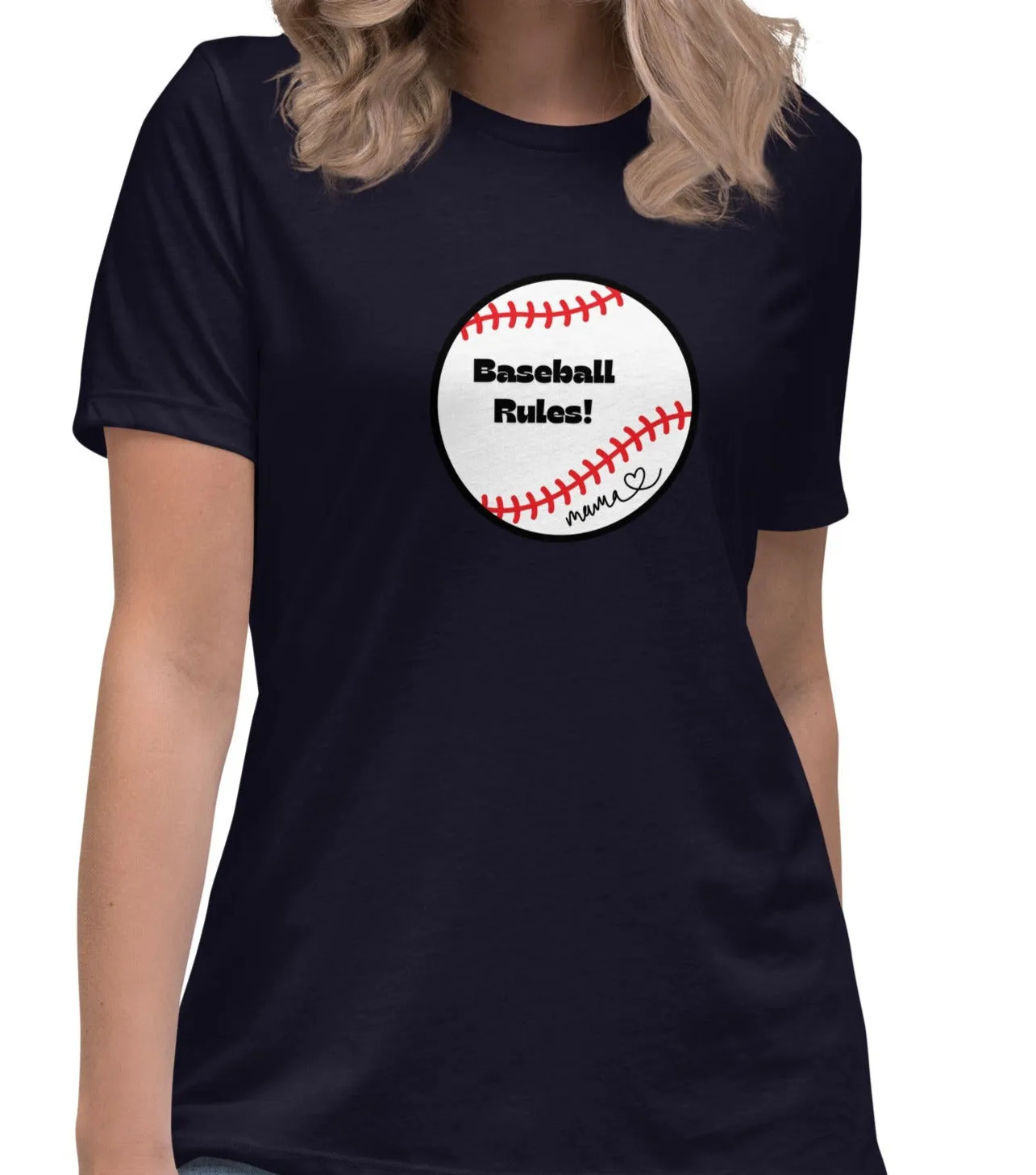 Baseball Rules Mama Tee