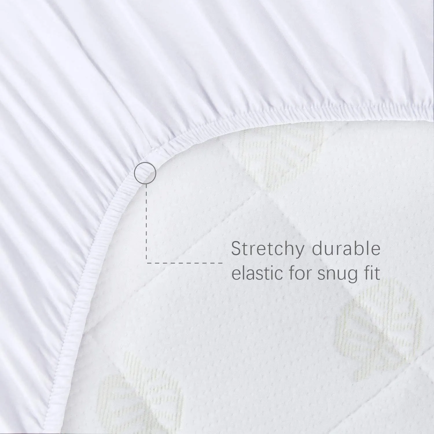 Bassinet Mattress Pad Cover - Fits Dream On Me Skylar Bassinet, 2 Pack, Bamboo, Waterproof