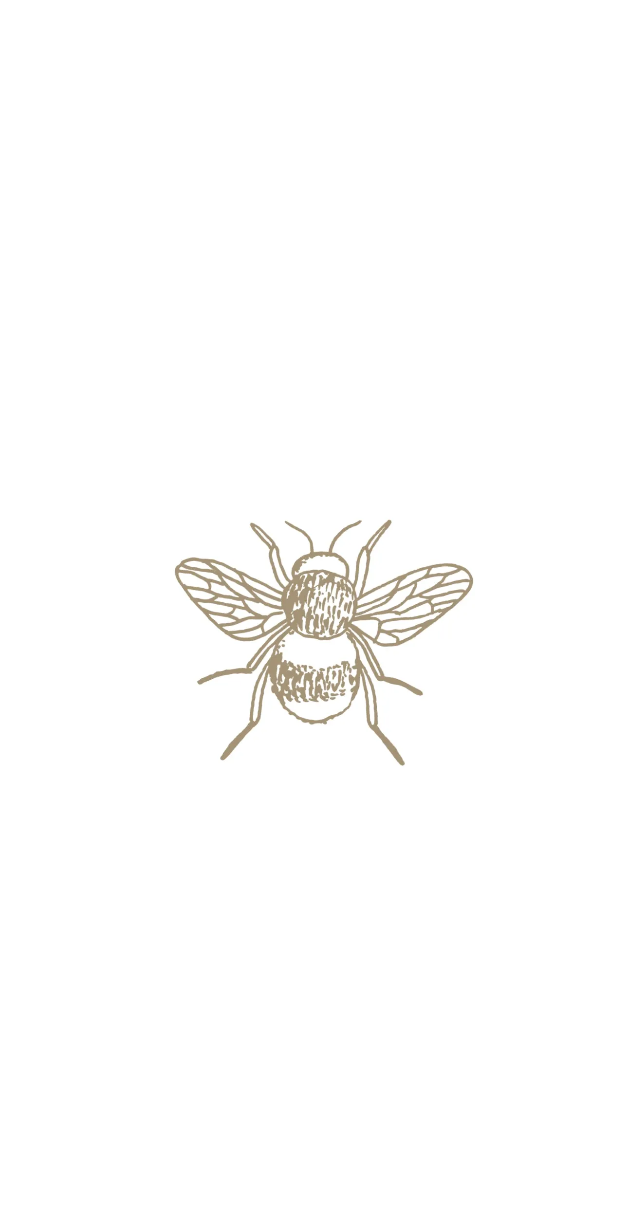 Bee Gold - Printed Guest Towel