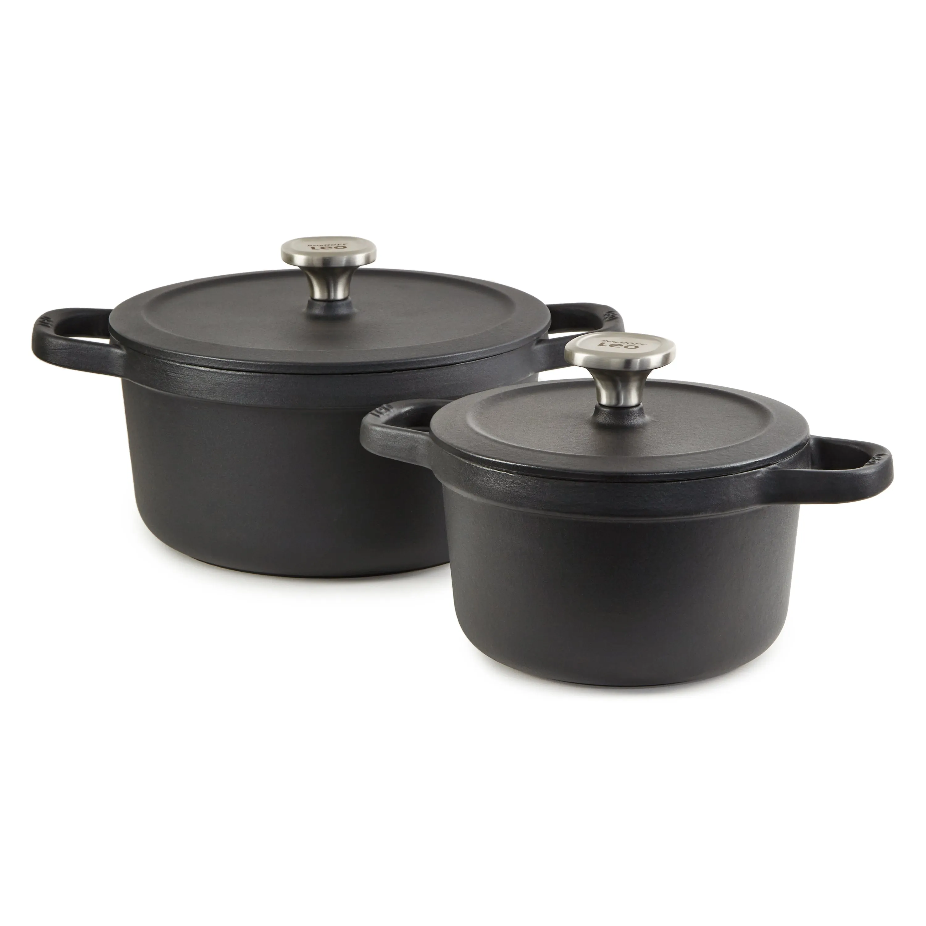 BergHOFF Leo Graphite 4pc Cast Iron Cookware Set