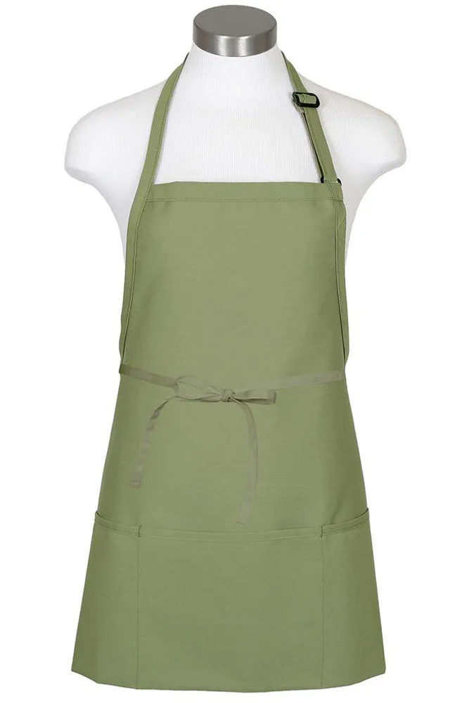 Bib Adjustable Apron (3 Pockets)