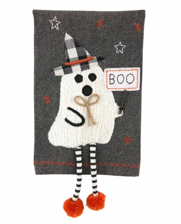 Boo Ghost Dangle Leg Towel