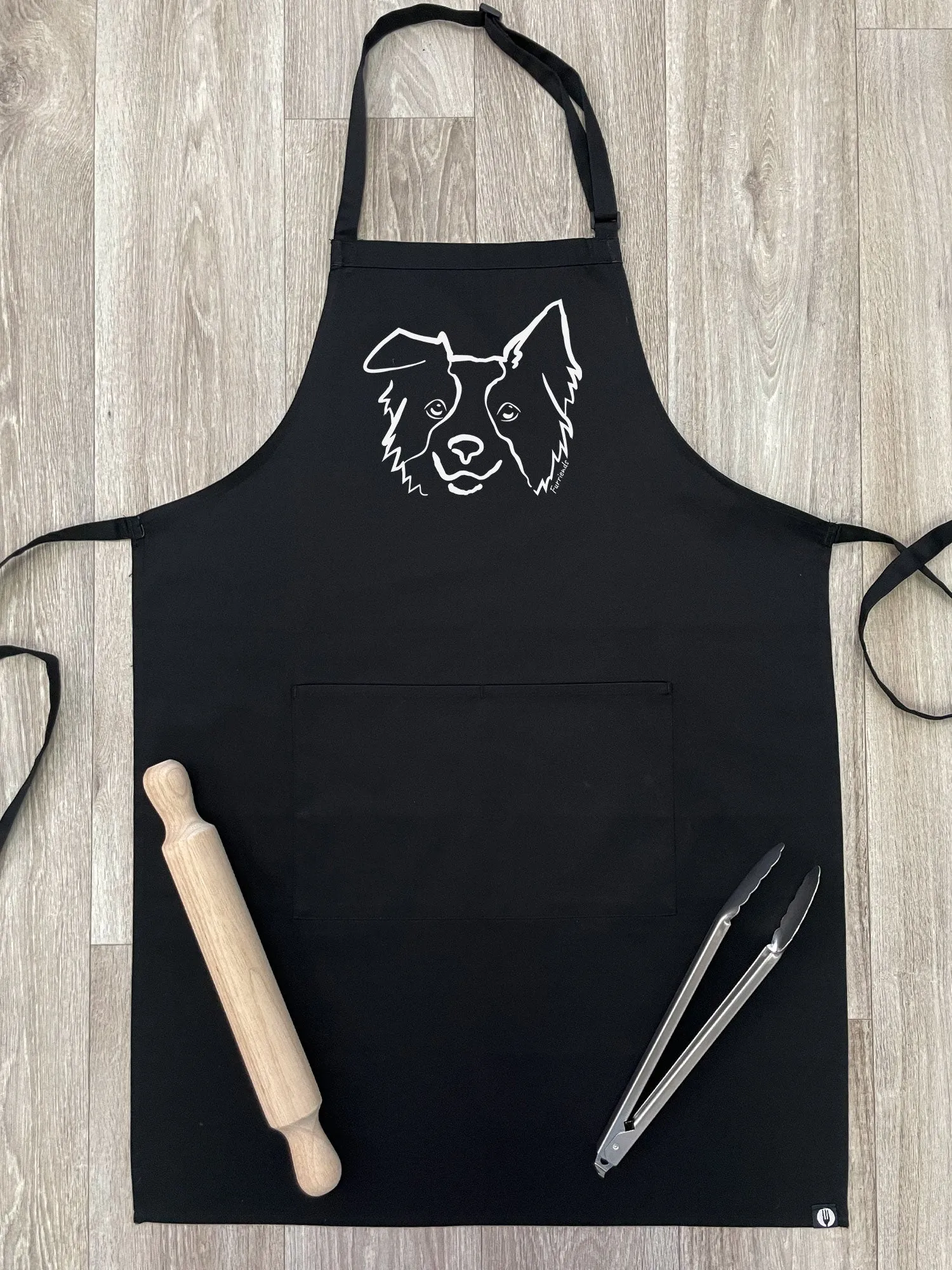 Border Collie Bib Apron