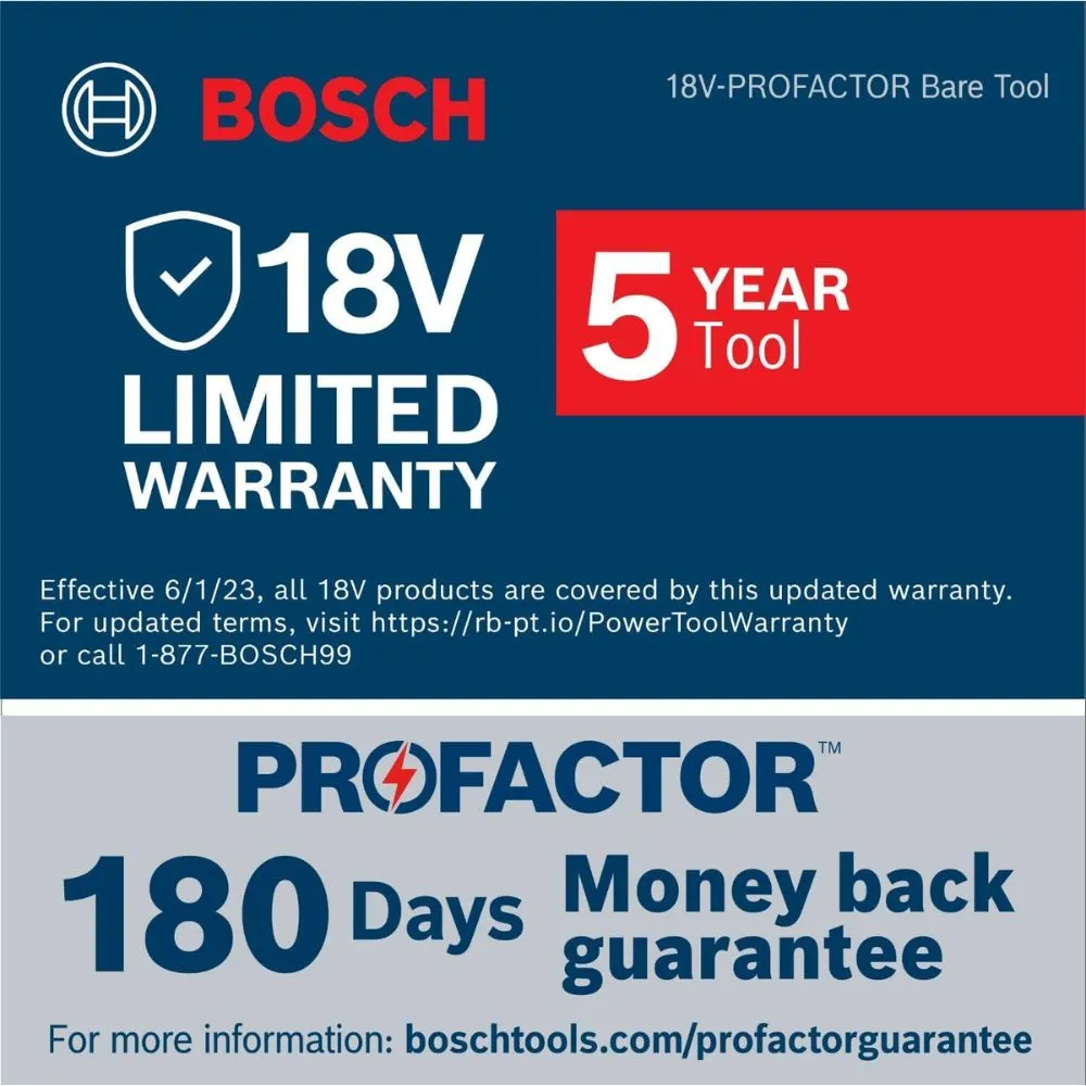 Bosch GBH18V-40CN 18V PROFACTOR 1-5/8" SDS-max Rotary Hammer (Bare Tool)