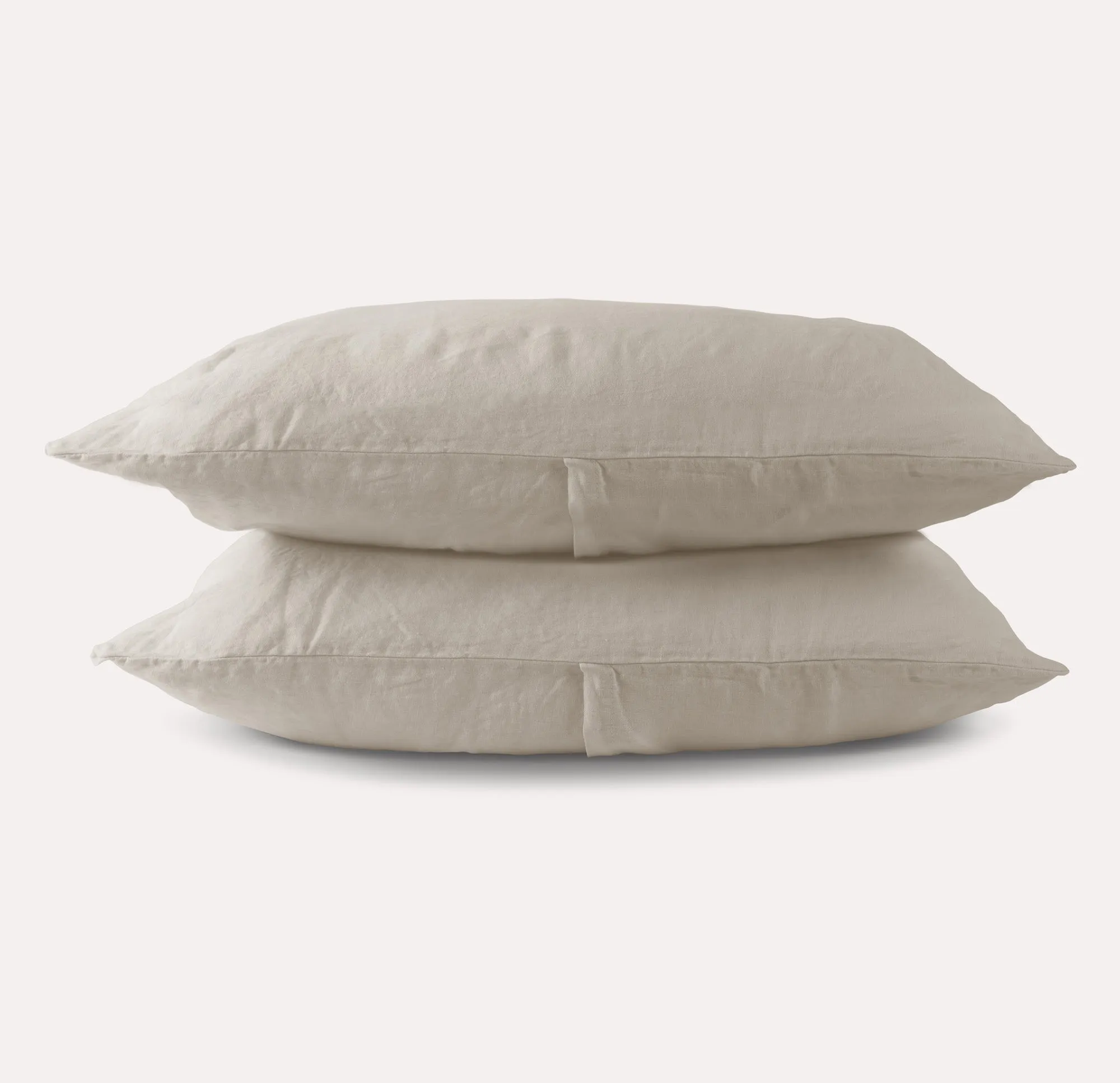 Breeze Linen Pillowcase Pair - Sand Beige