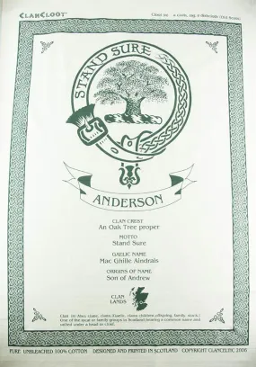 Brodie Clan Tea Towel