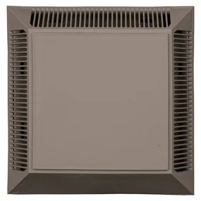 BUILDERS EDGE 140057575001 Intake/Exhaust Vent, 7-1/2 in OAL, 7-1/2 in OAW, 12 sq-in Net Free Ventilating Area