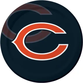 Bulk Chicago Bears Paper Dinner Plates (96 per Case)