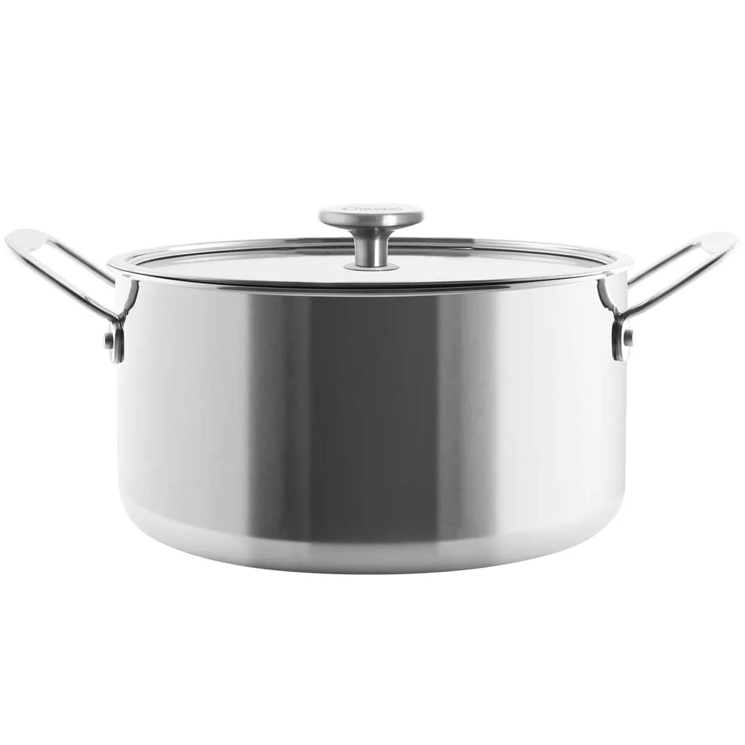 Chantal 7 qt. Stock Pot w/ Pasta-Steamer Insert & Glass Lid