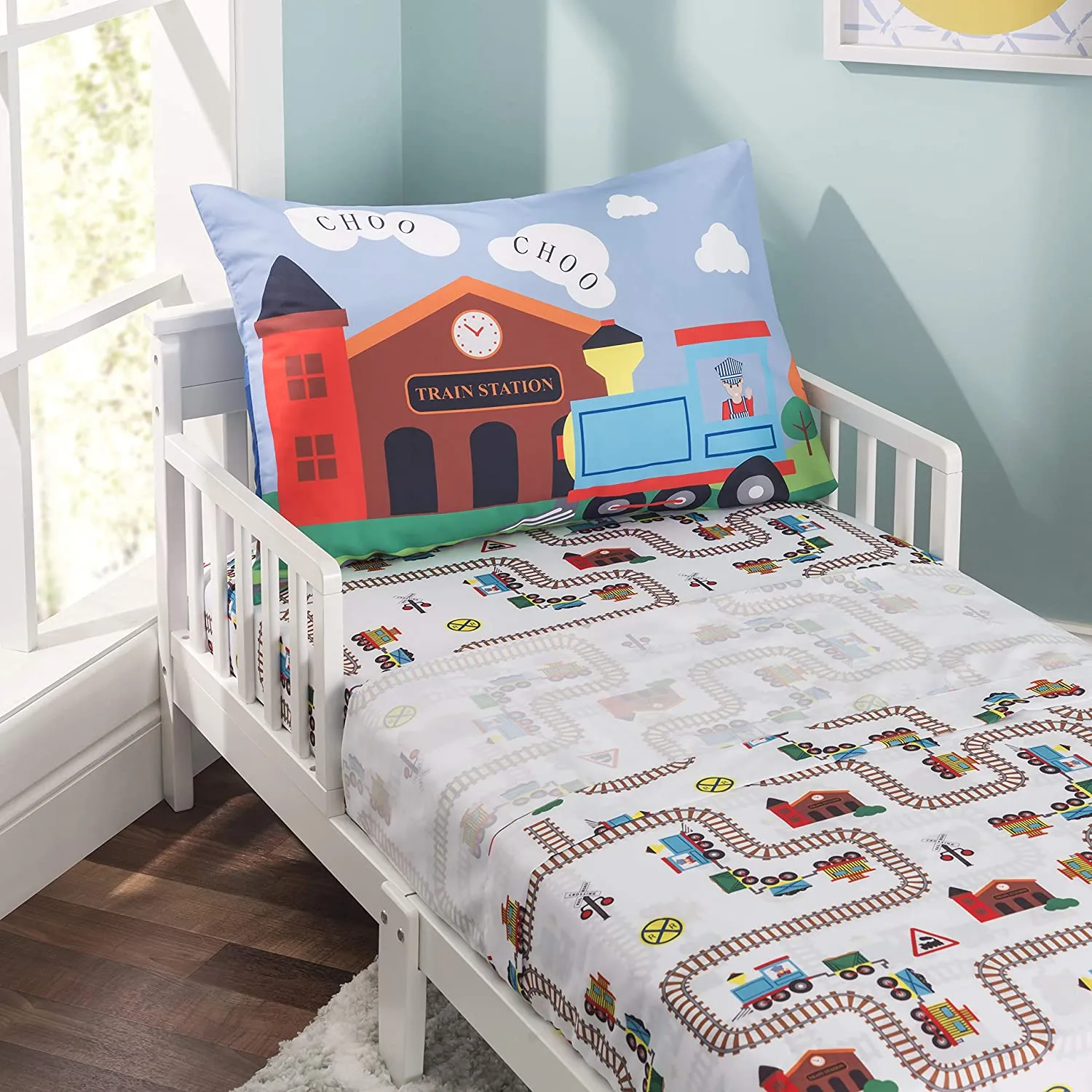 Choo Choo Train 3-Piece Toddler Sheet Set