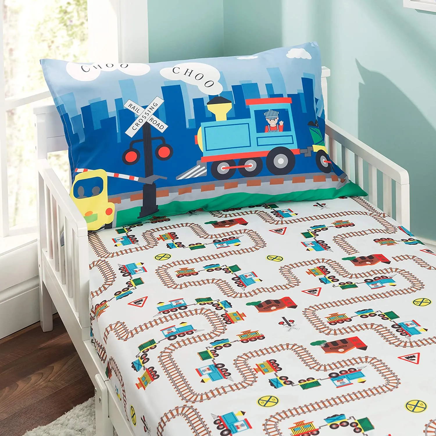 Choo Choo Train 3-Piece Toddler Sheet Set