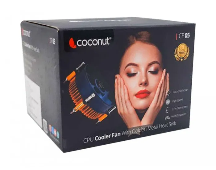 COCONUT DESKTOP AIR COOLER CPU FAN (CF05)