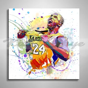 CONTEMPORARY WALL ART INSPIRED BY Kobe Bryant // NBA-KB01